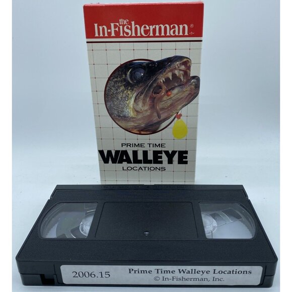 10 Fishing VHS In-Fisherman Walleye Largemouth Bass Pike Crappie Videos - Picture 12 of 15